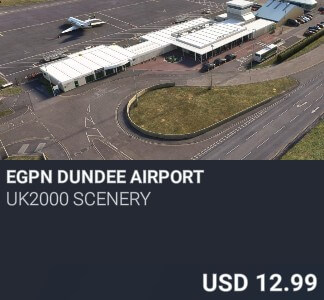 EGPN Dundee Airport by UK2000 Scenery. USD 12.99. New on PC and Xbox