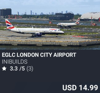 EGLC London City Airport by iniBuilds. USD 14.99. Update on PC and Xbox