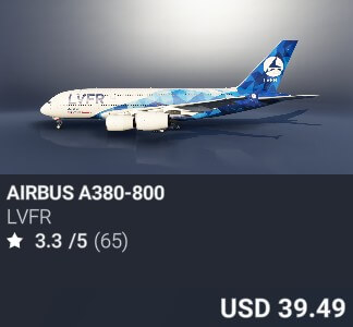 Airbus A380-800 by LVFR. USD 39.49. Update on PC and Xbox