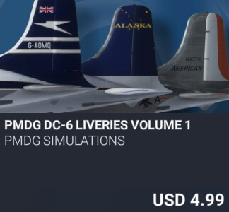 PMDG DC-6 Liveries Volume 1 by PMDG Simulations. USD 4.99. New on PC and Xbox