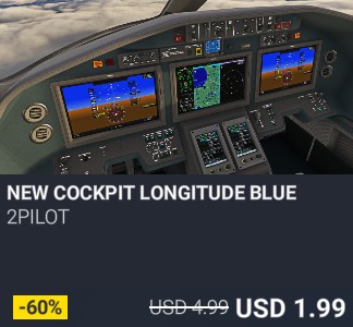 NEW COCKPIT LONGITUDE BLUE by 2PILOT. USD 4.99. New on PC and Xbox