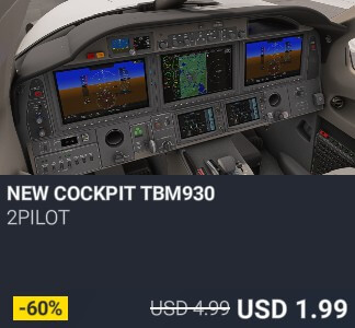 NEW COCKPIT TBM930 by 2PILOT. USD 4.99. New on PC and Xbox