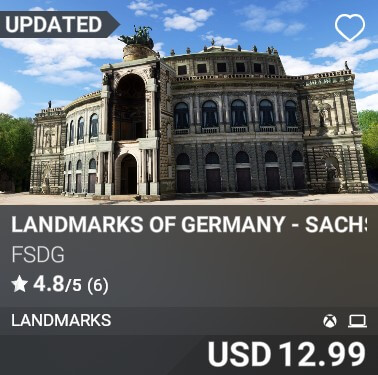Landmarks of Germany - Sachsen&Sachsen-Anhalt by FSDG. USD 12.99. Update on PC and Xbox