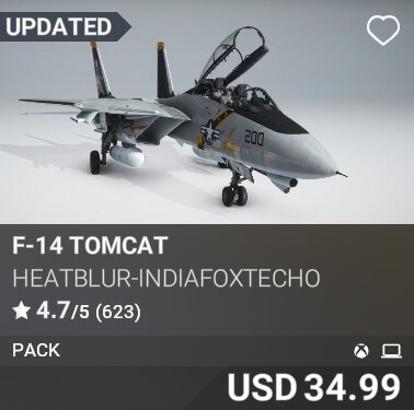 F-14 Tomcat by Heatblur-IndiaFoxtEcho. USD 34.99. Update on PC and Xbox