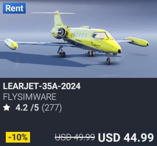 Learjet-35a-2024 by Flysimware. USD 49.99. Update on PC and Xbox