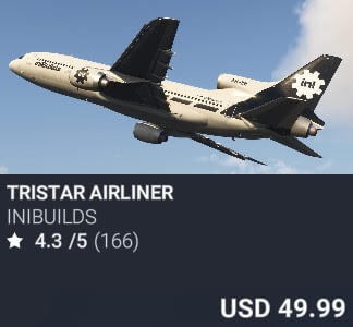 TriStar Airliner by iniBuilds. USD 49.99. Update on PC and Xbox