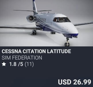 Cessna Citation Latitude by Sim Federation. USD 26.99. Update on PC and Xbox