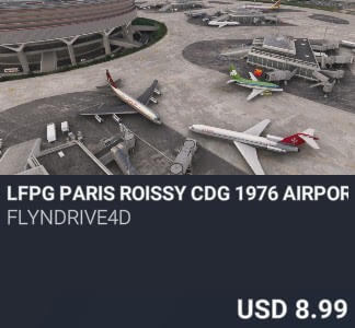 LFPG Paris Roissy CDG 1976 Airport by FlyNDrive4D. USD 8.99. New on PC
