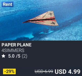 Paper Plane by 4Simmers. USD 6.99. New on PC and Xbox