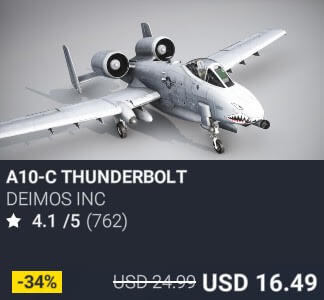A10-C Thunderbolt by DeimoS Inc. USD 24.99. Update on PC and Xbox