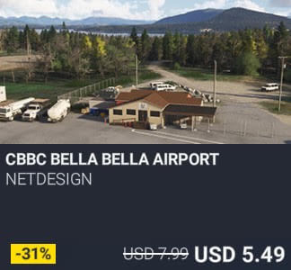 CBBC Bella Bella Airport by NetDesign. USD 7.99. Update on PC and Xbox