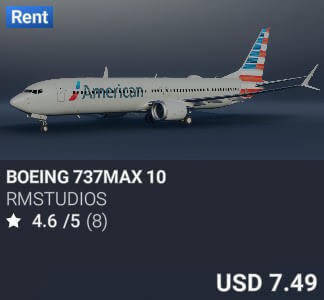 BOEING 737MAX 10 by RmStudios. USD 7.49. Update on PC and Xbox
