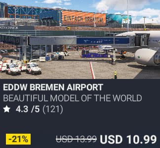 EDDW Bremen Airport by Beautiful Model of the World. USD 13.99. Update on PC and Xbox
