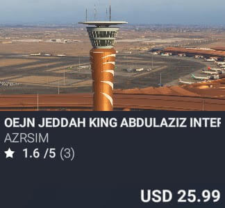 OEJN Jeddah King Abdulaziz International Airport by Azersim. USD 25.99. Update on PC and Xbox