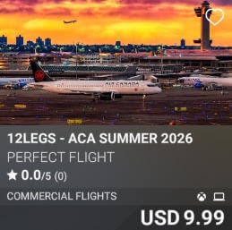 12LEGS - ACA SUMMER 2026 by Perfect Flight. USD 9.99. New on PC and Xbox