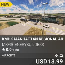 KMHK Manhattan Regional Airport by msfscenerybuilders. USD 13.99. New on PC and Xbox