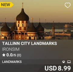 Tallinn City Landmarks by Ironsim. USD 8.99. New on PC and Xbox