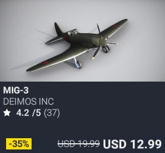 MiG-3 by DeimoS Inc. USD 19.99. Update on PC and Xbox