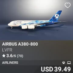 Airbus A380-800 by lvfr. USD 39.49. Update on Xbox