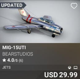 MiG-15Uti by BearStudios. USD 29.99. Update on PC and Xbox