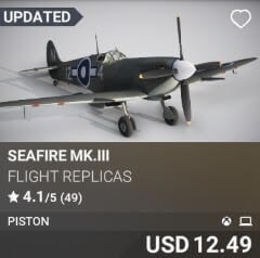 Seafire Mk.III by Flight Replicas. USD 12.49. Update on PC and Xbox