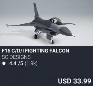 F16 C/D/I Fighting Falcon by Just Flight (Black Square). USD 33.99. New on PC and Xbox