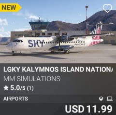 LGKY Kalymnos Island National Airport by MM SIMULATIONS. USD 11.99. Update on PC and Xbox