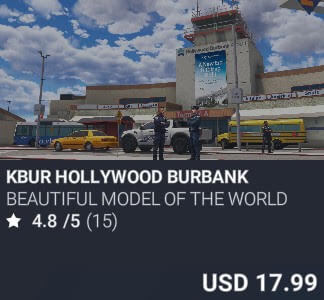KBUR Hollywood Burbank by Beautiful Model of the World. USD 17.99. Update on PC and Xbox