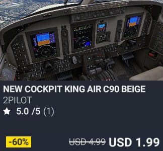 NEW COCKPIT KING AIR C90 BEIGE by RmStudios. USD 4.99. New on PC and Xbox