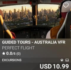 Guided Tours - Australia VFR by Perfect Flight. USD 10.99. New on PC and Xbox