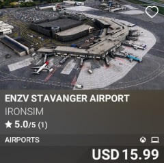 ENZV Stavanger Airport by IronSim. USD 15.99. New on PC and Xbox