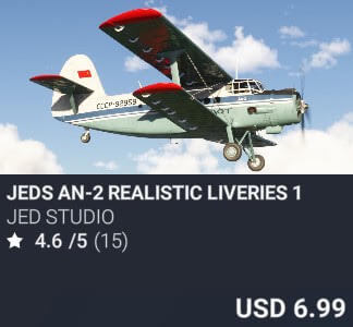 JEDS An-2 Realistic Liveries 1 by JedStudio. USD 6.99. New on PC and Xbox