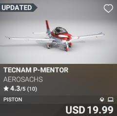 Tecnam P-Mentor by AeroSachs. USD 19.99. Update on PC and Xbox