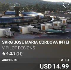 SKRG Jose Maria Cordova International Airport by V Pilot Designs. USD 14.99. Update on PC and Xbox