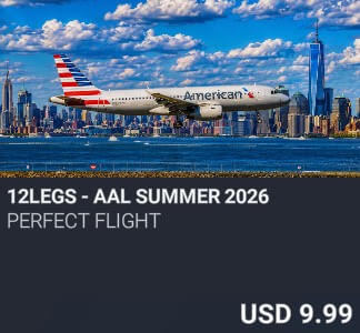 12LEGS - AAL SUMMER 2026 by Perfect Flight. USD 9.99. New on PC and Xbox