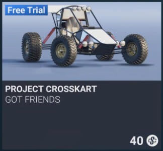 Project Crosskart by GotFriends. SC 40. New on PS5