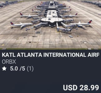 KATL Atlanta International Airport by Orbx. USD 28.99. New on PC and Xbox