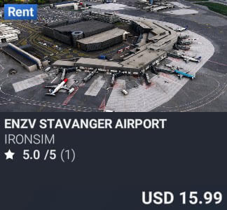 ENZV Stavanger Airport by IronSim. USD 15.99. New on PC and Xbox