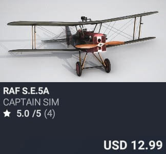 RAF S.E.5a by Captain Sim. USD 12.99. New on PC and Xbox
