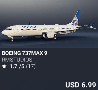 BOEING 737MAX 9 by RmStudios. USD 6.99. Update on PC and Xbox