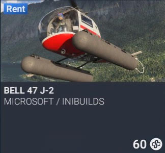 Bell 47 J-2 by Microsoft / iniBuilds. SC 60. New on PS5