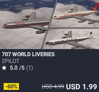707 WORLD LIVERIES by 2PILOT. USD 4.99. New on PC and Xbox