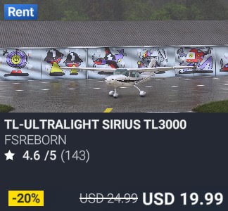 TL-Ultralight Sirius TL3000 by FSReborn. USD 24.99. New on PC and Xbox