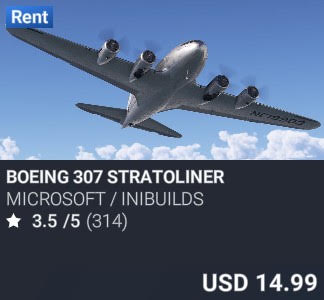 Boeing 307 Stratoliner by Microsoft / iniBuilds. USD 14.99. New on PC and Xbox