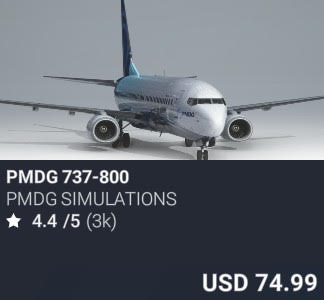 PMDG 737-800 by PMDG Simulations. USD 74.99. Update on PC and Xbox