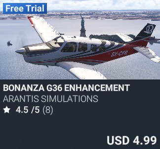 Bonanza G36 Enhancement by Arantis Simulations. USD 4.99. Update on PC and Xbox