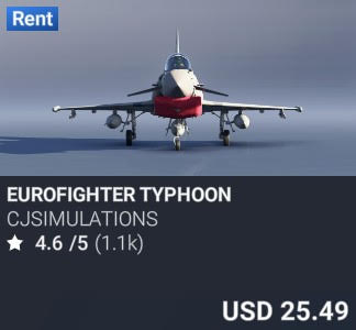 Eurofighter Typhoon by CJSimulations. USD 25.49. Update on PC and Xbox