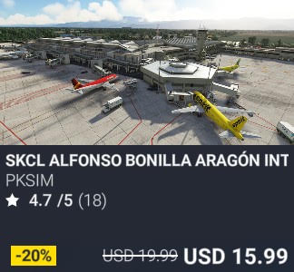 SKCL Alfonso Bonilla Aragon International Airport by PKSIM. USD 19.99. New on PC