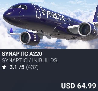 Synaptic A220 by Synaptic / iniBuilds. USD 64.99. Update on PC and Xbox