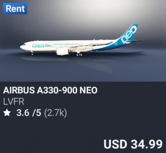 Airbus A330-900 NEO by LVFR. USD 34.99. Update on PC and Xbox